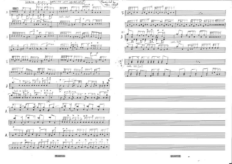 Herlin Riley transcription by Tom Wright